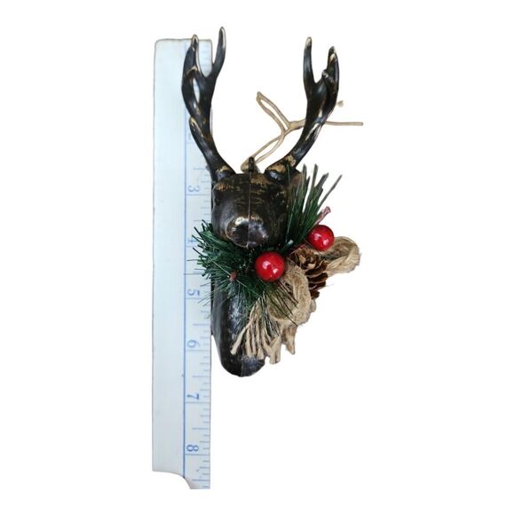 Country Woodland Rustic Farmhouse Christmas Tree Ornaments 16 pc - Picture 10 of 10